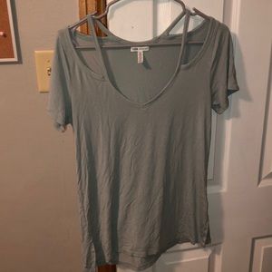 Silky short sleeve shirt